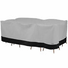 NEW Ultimate Rectangular/Oval Patio Furniture Table & Chairs Cover Outdoor 140"