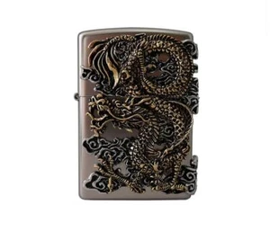 Zippo Windproof Flying Dragon SI Lighter, Free Shipping, 6 Flints Free, New - Picture 1 of 11
