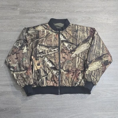 Browning Xchange System Camo Bomber Jacket Men's XL Mossy Oak Break Up Hunting - Image 1 of 4