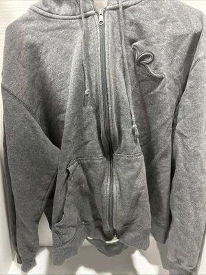 Толстовка с капюшоном женская Rocawear серая на молнии размер 2XL R логотип - Изображение 1 из 4