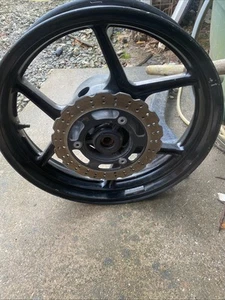 2012 KAWASAKI NINJA 250R EX250J REAR WHEEL BACK RIM 17X3.50 R-0066 - Picture 1 of 3