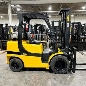 2013 Yale GLP060VX 6000lb Used Pneumatic Forklift LP Gas Triple Mast Sideshift - Picture 1 of 19