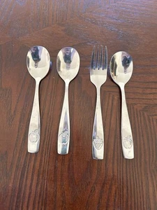 CHILLOUT LIFE Stainless Steel Kids Silverware Set 4 Pieces - Child and Toddler - Picture 1 of 3