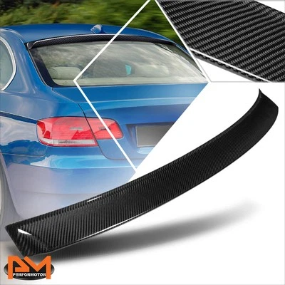 Alerón de techo trasero de fibra de carbono real para BMW Serie 3/M3 cupé 07-13 Foto 1 de 4