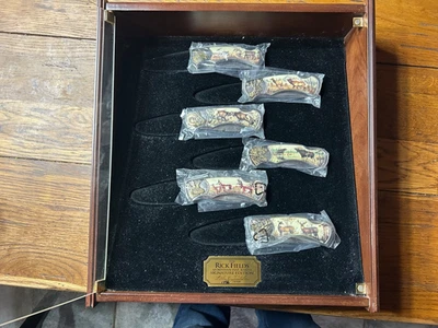 Cuchillos Franklin Mint Rick Fields Sportsman Año, Precintados en Embalaje Original. Foto 1 de 4