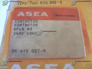 ASEA CONTACTOR EFLG 80-1 240V 50HZ - Picture 1 of 2