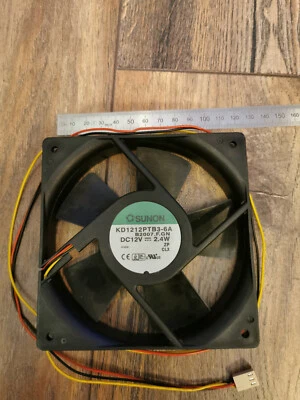 SUNON KD1212PTB 120mm DC 12 V Gehäuselüfter PWM Flach slim 3 4PIN - Image 1 of 2