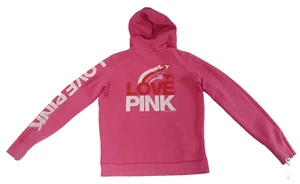Victoria Secret PINK Women's Vintage Retro Pink Sweatshirt Hoodie, Size M - Picture 1 of 20