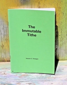The Immutable Tithe - Rev. Vince C. Finnegan FREE SHIPPING! - Picture 1 of 2
