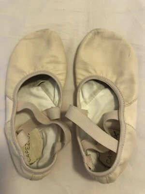 Capezio Ballet Shoe Girls Size 6.5 Pink Elastic - Image 1 of 2