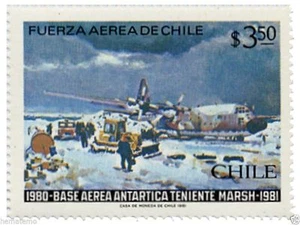 Chile 1981 #1002 Base Aerea Antartica Teniente Marsh Antarctic MNH - Picture 1 of 1