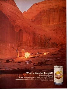 1967 FALSTAFF BEER ~ ORIGINAL PRINT AD - Picture 1 of 1