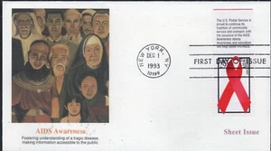 US Scott #2806 "AIDS Awareness" FDC - Picture 1 of 1