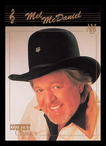 Mel McDaniel #69 1992 Collect-A-Card Country Classics - Imagen 1 de 2