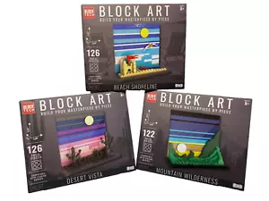 Block Tech Block Art set completo spiaggia costa montagna deserto vista - Foto 1 di 6