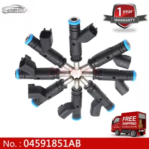 Fuel Injectors 04591851AB 8PCS For Dodge Charger Durango Ram 1500 Chrysler 300 - Picture 1 of 7