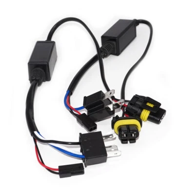 2x Relay Wiring Fit for H4 Hi/Lo HID Bi-Xenon Kit Harness Controller MAX 30A we - Image 1 of 3