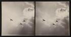 Photo:A squadron of giant planes off on a moon-light raid, etc.