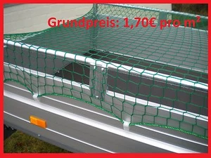 Anhängernetz Abdecknetz Container 5 x 2 m knotenlos - Picture 1 of 4