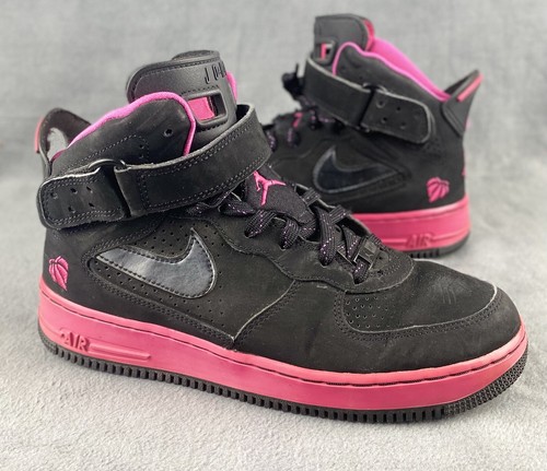 Taglia: 6 5 Air Jordan 6 'Vivid Pink' Youth 343058 001 Sneakers Nero Rosa