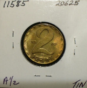 Hungary Uncirculated 1970 2 Florint Brass Coin - Picture 1 of 2