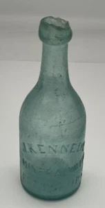 19. Jahrhundert J. Kennedy Pittsburg Mineralwasser Glas Flasche - bitte Details lesen - Bild 1 von 8
