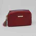Missoni Red Leather  Zip Top Cosmetic Bag