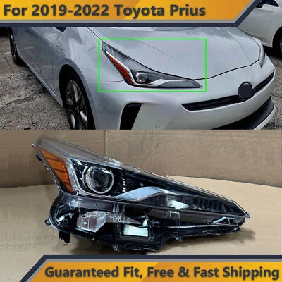 LED Headlight For 2019 2022 Toyota Prius w/Fog Light Assembly Right Passenger RH - Image 1 of 4