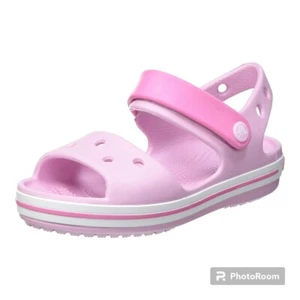Sandalo con chiusura Crocs per ragazza/crocband modellato cinturino croslite taglia 11 - Foto 1 di 8