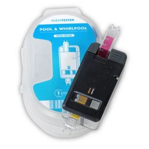 POOL Total FlexiTest Special Edition 5 in 1 Pooltester Chlor pH-Wert Cyan Härte - Bild 1 von 12