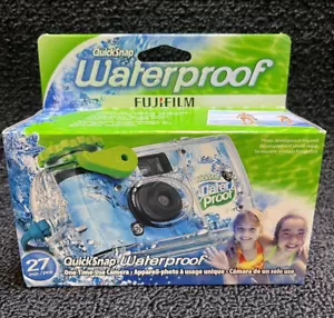Fujifilm QuickSnap Waterproof 800 35mm 27 Exp Disposable Camera Date: April 2025 - Picture 1 of 6