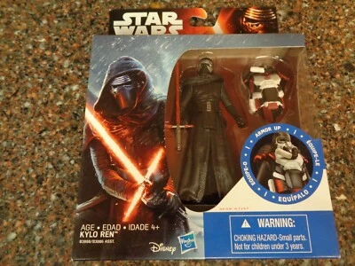 Star Wars Armor Up Kylo Ren Snow Mission 3.75" Force Awakens New - Image 1 of 4