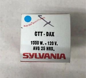 CTT DAX Projektorlampe 120V 1000W Sylvania GTE AV/Foto Birne NOS 1 Birne - Bild 1 von 4