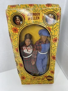 Muñecas vintage MEGO -1974 THE WALTONS~JOHNBOY & ELLEN~8" posables nuevas en caja - Imagen 1 de 7