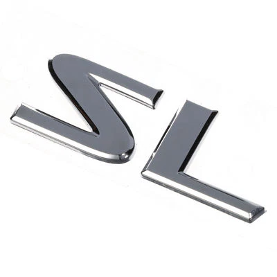 Nissan Versa Sentra 2006-2013 maletero trasero 'SL' emblema cromado placa de identificación insignia OEM Foto 1 de 3