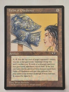 MTG Helm of Obedience Alliances English Rare - Picture 1 of 10
