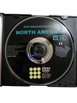 Prius 4Runner Sienna XLE / Limited 2006 2007 2008 Navigation DVD Map U.S Canada - Image 1 of 4