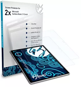 Bruni 2x Protective Film for Microsoft Surface Book 2 13 inch Screen Protector - Picture 1 of 4