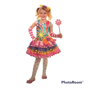 Girls candy girl candy land halloween outfit Size M (7/8) (c46) - Picture 1 of 5
