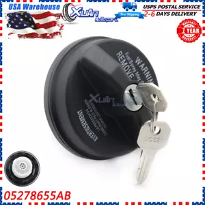 For Chrysler Jeep Dodge Ram 2001-2021 Locking Gas Fuel Cap USA 1P 05278655AB NEW - Picture 1 of 9