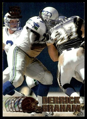 1997 Pacific Derrick Graham Seattle Seahawks #385 23833 - Image 1 of 2