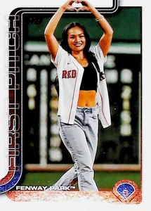 2025 TOPPS SERIES 2 FIRST PITCH FP2-4 JENN TRAN FENWAY PARK - Picture 1 of 2