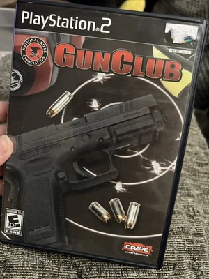 CIB Gun Club NRA PS2 Game Sony PlayStation 2 Shooting Game 2006 TESTED - Image 1 of 4