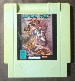 Captain Comic (Nintendo NES, 1988) Blue Cartridge, Cartridge Only