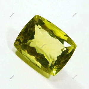 Topacio Brasileño CERTIFICADO 10 Ct Cojín Natural Corte Amarillo Piedra Preciosa Suelta - Imagen 1 de 6