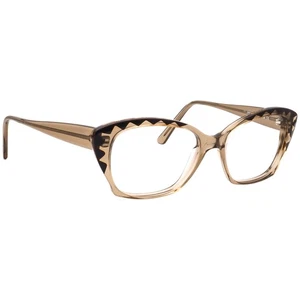 Jean Lafont Eyeglasses Decor 5053 Brown Crystal Butterfly Frame France 53-16 138 - Picture 1 of 6