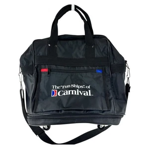 Carnival Cruise Lines Rolling Expandable Weekender Nylon Duffle Tote Bag - Picture 1 of 8