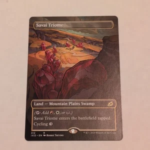 Savai Triome (Showcase) Ikoria: Lair of Behemoths Regular NM Pack Fresh MTG - Picture 1 of 2
