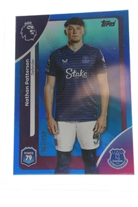 Nathan Patterson - Blue /150 - 2025 Topps EPL Soccer - Picture 1 of 2
