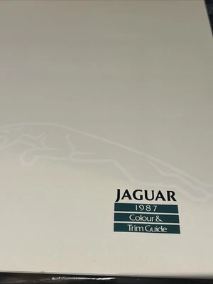 1987 Jaguar Daimler Colour & Trim Guide Range Car Sales Information Brochure - Image 1 of 3